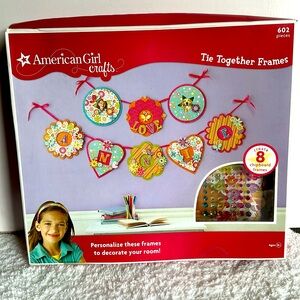 American girl, crafts; Tie together frames